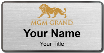 Custom name badges for MGM Grand