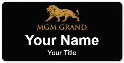 Custom name badges for MGM Grand