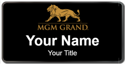 Custom name badges for MGM Grand