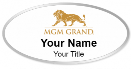 Custom name badges for MGM Grand