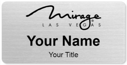 Custom name badges for Mirage Las Vegas