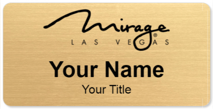 Custom name badges for Mirage Las Vegas