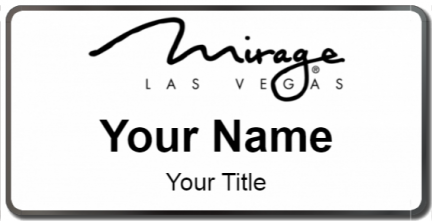 Custom name badges for Mirage Las Vegas