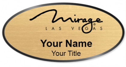 Custom name badges for Mirage Las Vegas