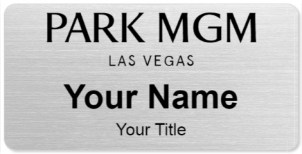 Custom name badges for Park MGM