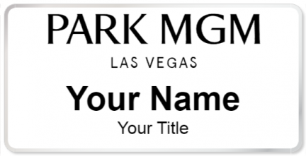 Custom name badges for Park MGM