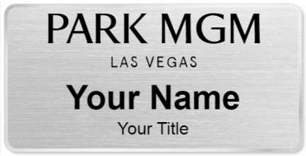 Custom name badges for Park MGM