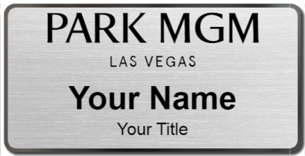Custom name badges for Park MGM