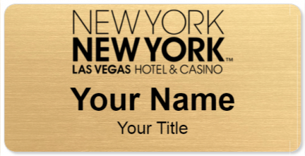 Custom name badges for New York New York Las Vegas