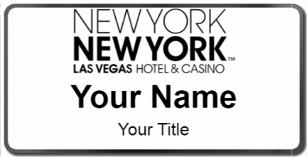 Custom name badges for New York New York Las Vegas