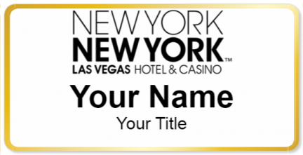 Custom name badges for New York New York Las Vegas