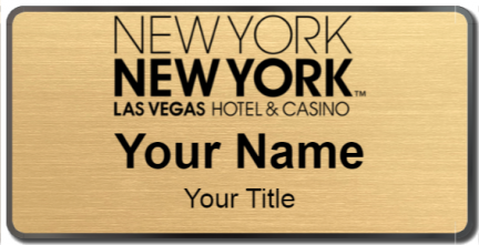Custom name badges for New York New York Las Vegas