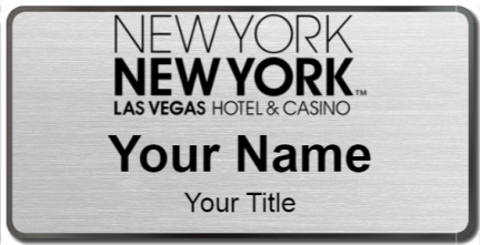 Custom name badges for New York New York Las Vegas