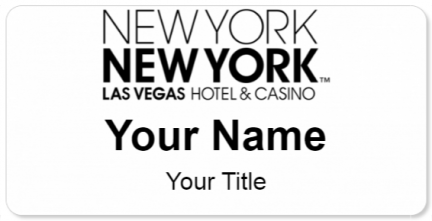 Custom name badges for New York New York Las Vegas