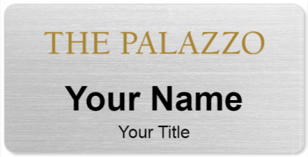 Custom name badges for The Palazzo