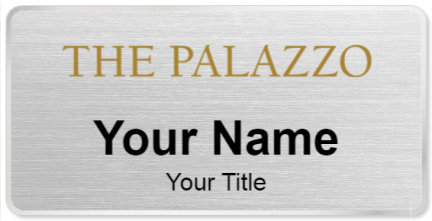 Custom name badges for The Palazzo