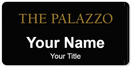 Custom name badges for The Palazzo