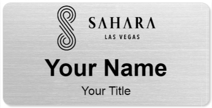 Custom name badges for Sahara Las Vegas