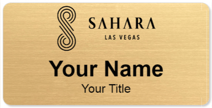 Custom name badges for Sahara Las Vegas