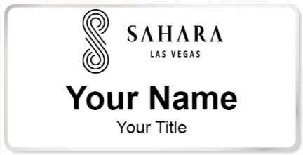 Custom name badges for Sahara Las Vegas