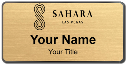 Custom name badges for Sahara Las Vegas