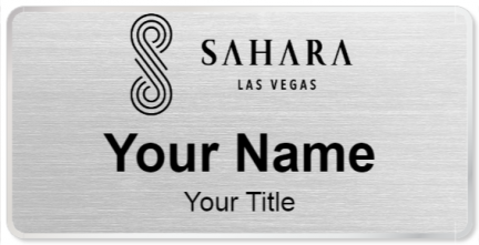 Custom name badges for Sahara Las Vegas