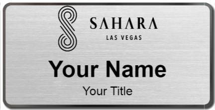 Custom name badges for Sahara Las Vegas