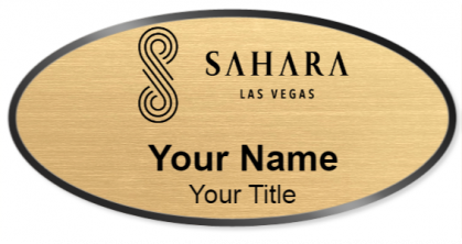 Custom name badges for Sahara Las Vegas