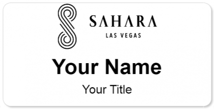 Custom name badges for Sahara Las Vegas