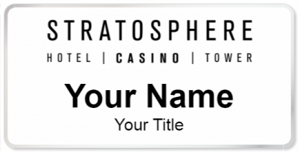 Custom name badges for Stratosphere Hotel & Casino