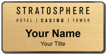 Custom name badges for Stratosphere Hotel & Casino
