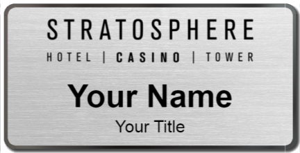 Custom name badges for Stratosphere Hotel & Casino
