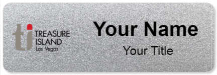 Custom name badges for Treasure Island Las Vegas