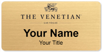 Custom name badges for The Venetian Las Vegas