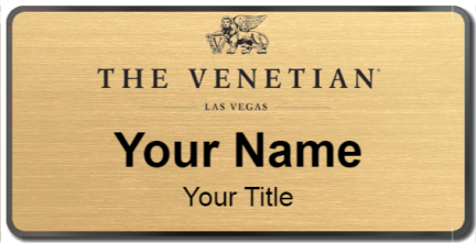 Custom name badges for The Venetian Las Vegas