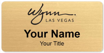 Custom name badges for Wynn Las Vegas