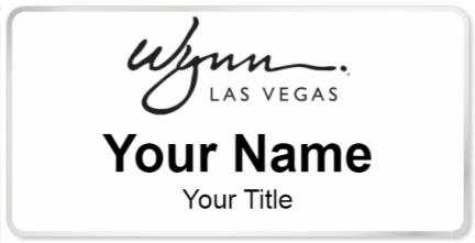 Custom name badges for Wynn Las Vegas