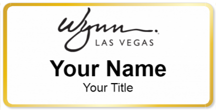 Custom name badges for Wynn Las Vegas