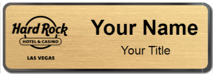 Custom name badges for Hard Rock Hotel & Casino Las vegas