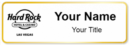 Custom name badges for Hard Rock Hotel & Casino Las vegas