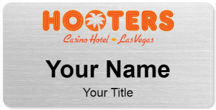 Custom name badges for Hooters Casino Las Vegas