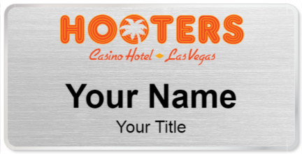 Custom name badges for Hooters Casino Las Vegas