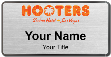 Custom name badges for Hooters Casino Las Vegas