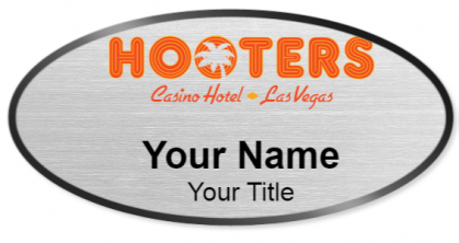 Custom name badges for Hooters Casino Las Vegas