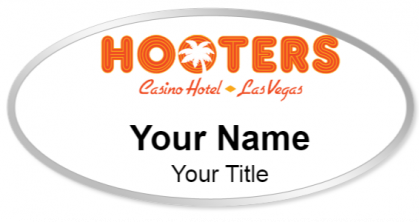 Custom name badges for Hooters Casino Las Vegas