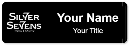 Custom name badges for Silver Sevens Hotel & Casino