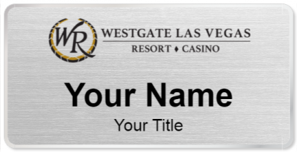 Custom name badges for Westgate Resort  Las Vegas
