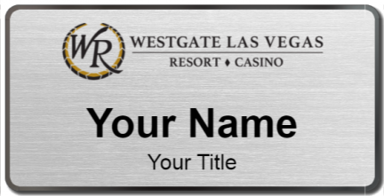 Custom name badges for Westgate Resort  Las Vegas