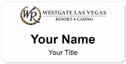 Custom name badges for Westgate Resort Las Vegas
