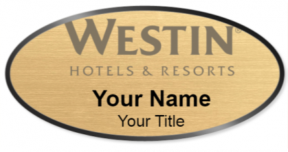 Custom name badges for Westin Hotels & Resorts